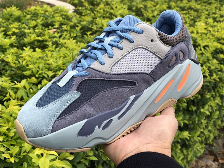 PK God yeezy 700 Carbon Blue retail materials ready to ship